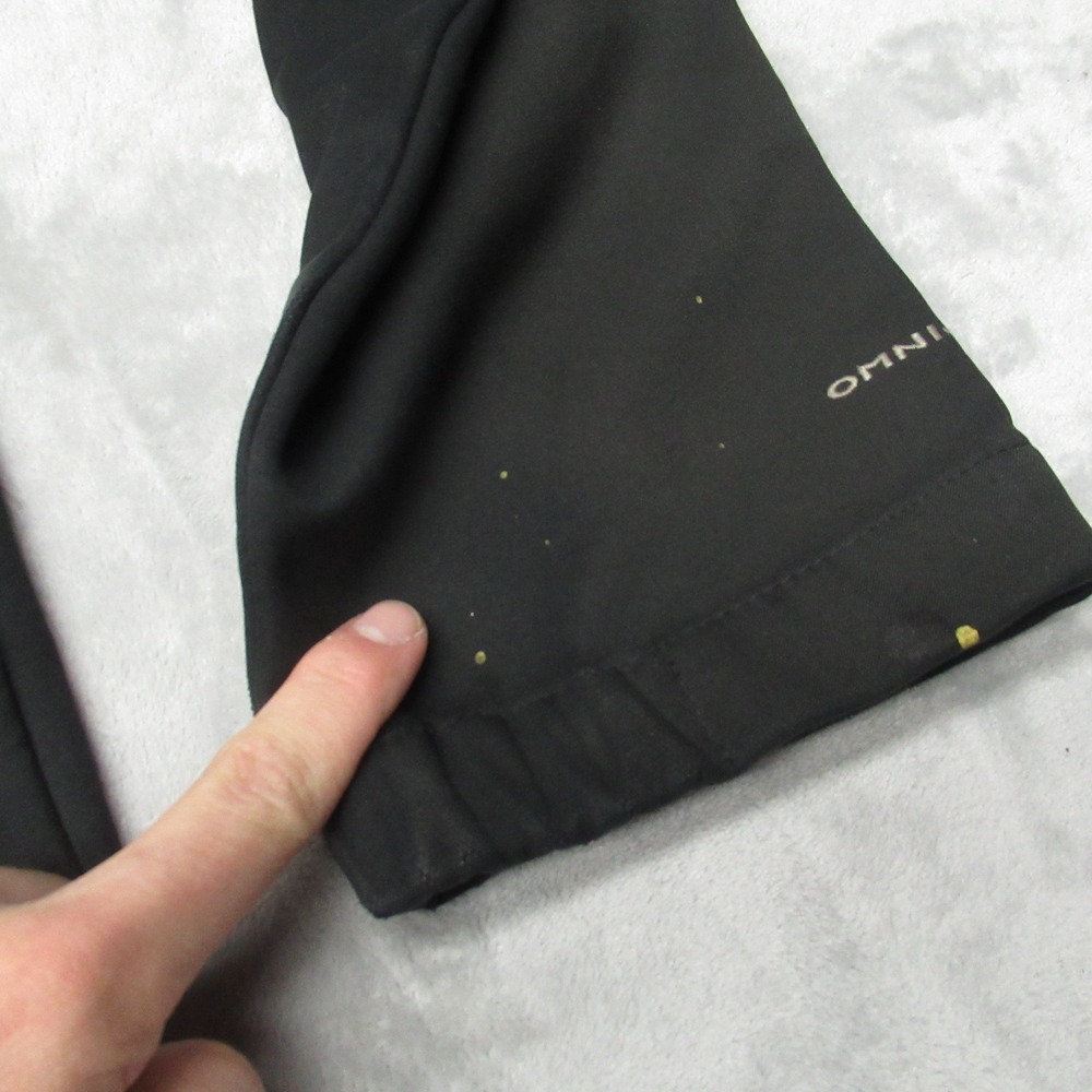 Columbia Jacket Men Large Black Softshell Wind Ra… - image 3